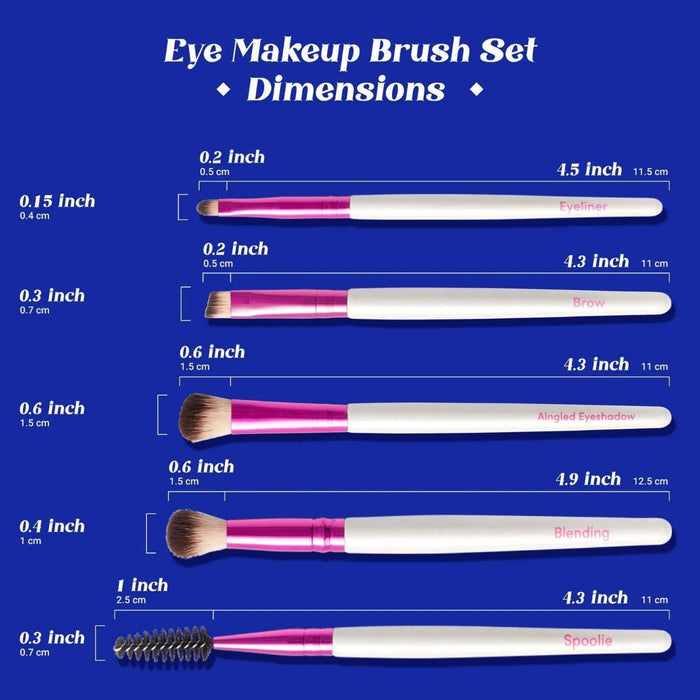 Ruby Kisses Eye Makeup Brush Set #RA02