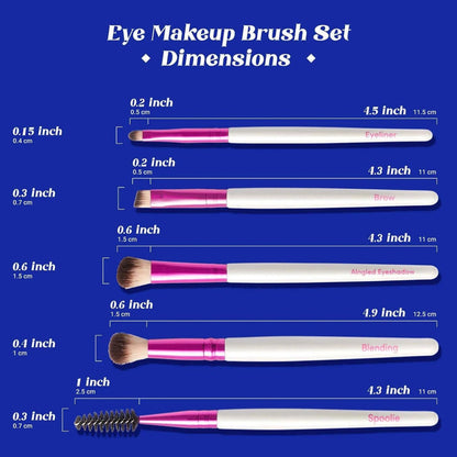 Ruby Kisses Eye Makeup Brush Set #RA02