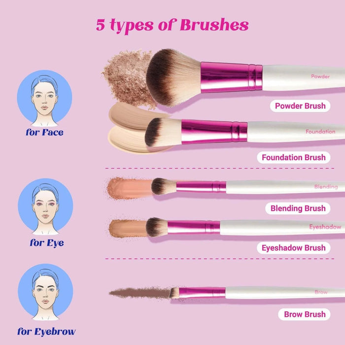 Ruby Kisses Total Face Brush Set #RA01
