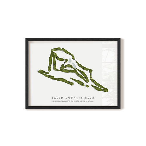 Salem Country Club | Golf Course Print | Black Frame