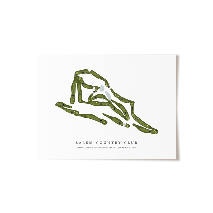 Salem Country Club | Golf Course Print | Unframed
