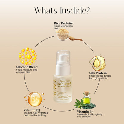 Salon Repair Treatment: Shea Butter Shampoo, Shea Butter Hair Mask & Gloss Lock Hair Serum