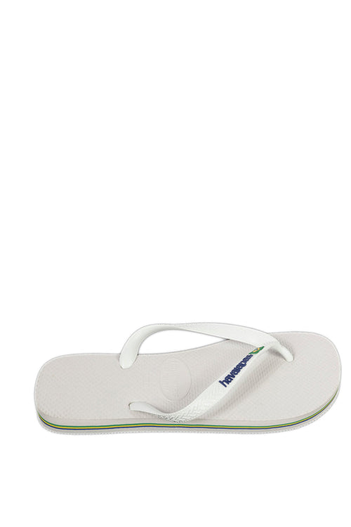 HAVAIANAS sandalo brasil logo bianco<BR/> 4110850 BRASIL LOGO-0001