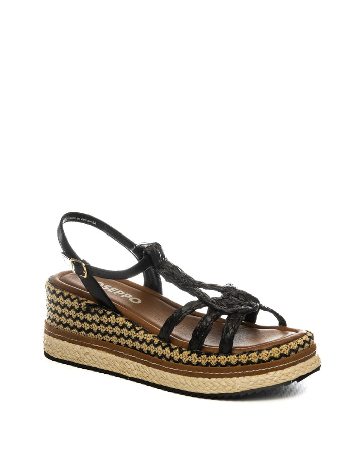 GIOSEPPO sandalo harcout nero 78112 HARCOUT-NERO