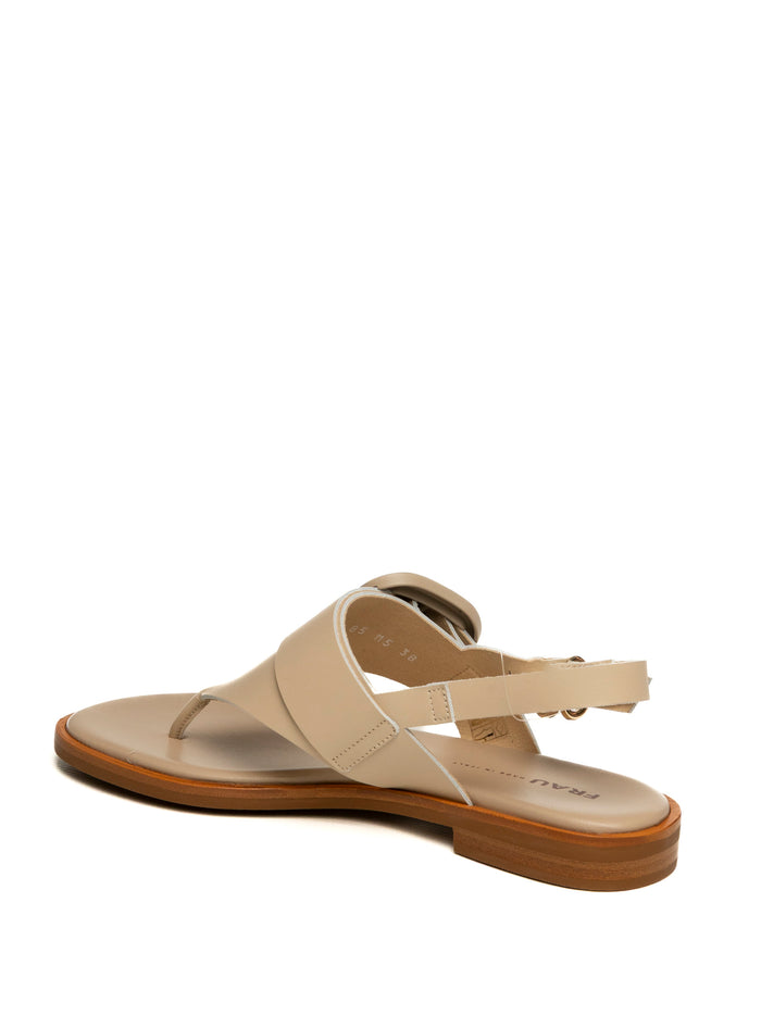 FRAU Sandalo infradito pelle off white 85M5 LONDON OYSTER