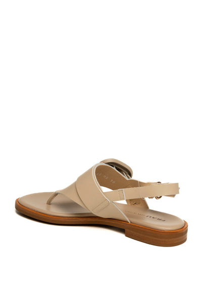 FRAU Sandalo infradito pelle off white 85M5 LONDON OYSTER