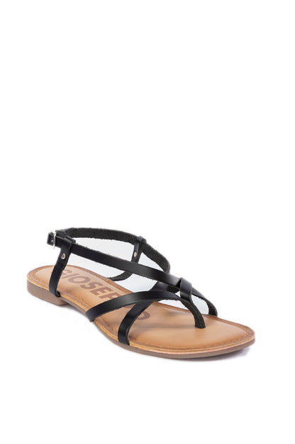 GIOSEPPO Sandalo lelex nero 69114 LELEX-NERO