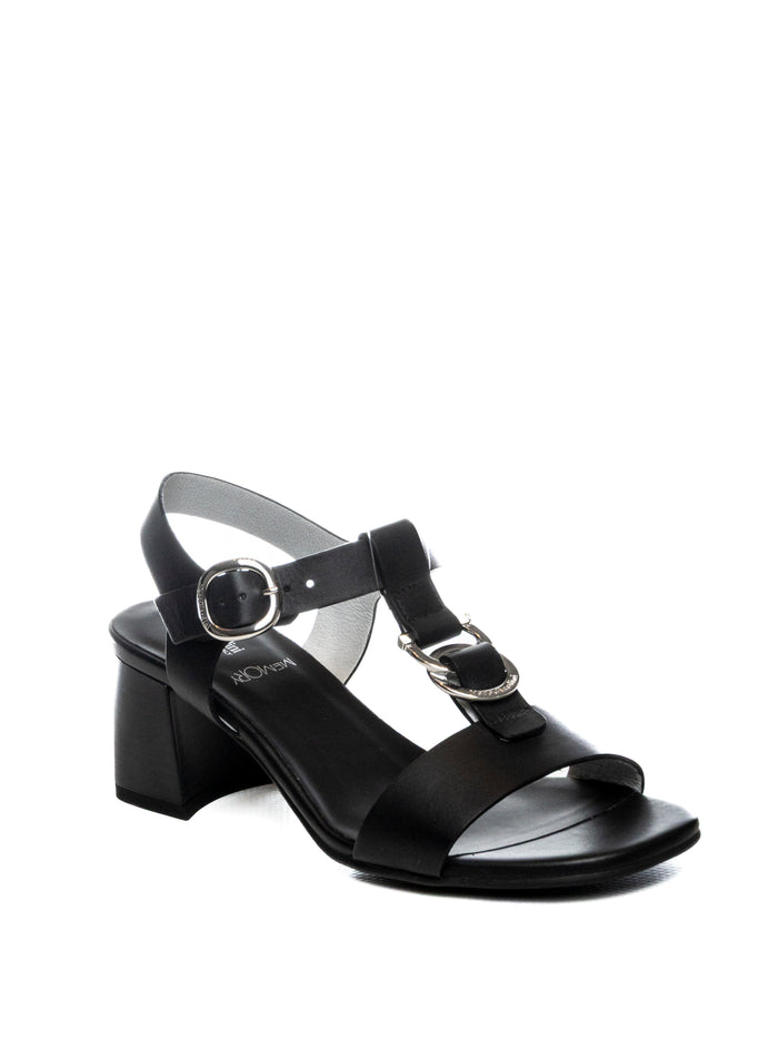 NERO GIARDINI Sandalo pelle nero E615870 TAMIGI-NERO