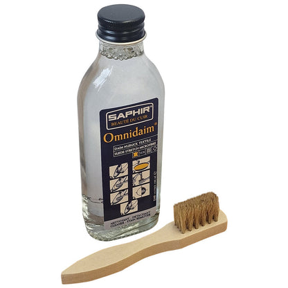 saphir omnidaim suede nubuck cleaner with brush