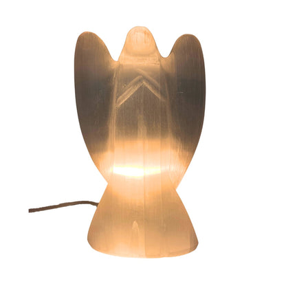 Selenite Lamp - Angel