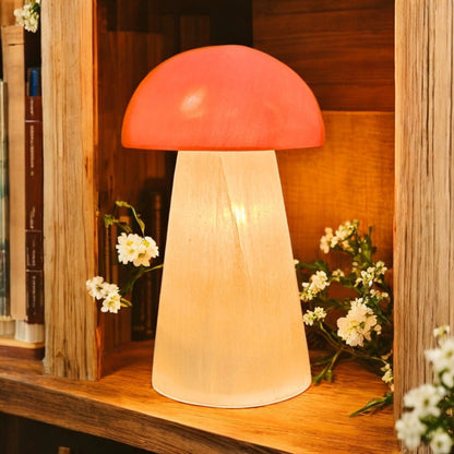 Selenite Lamp - Mushroom