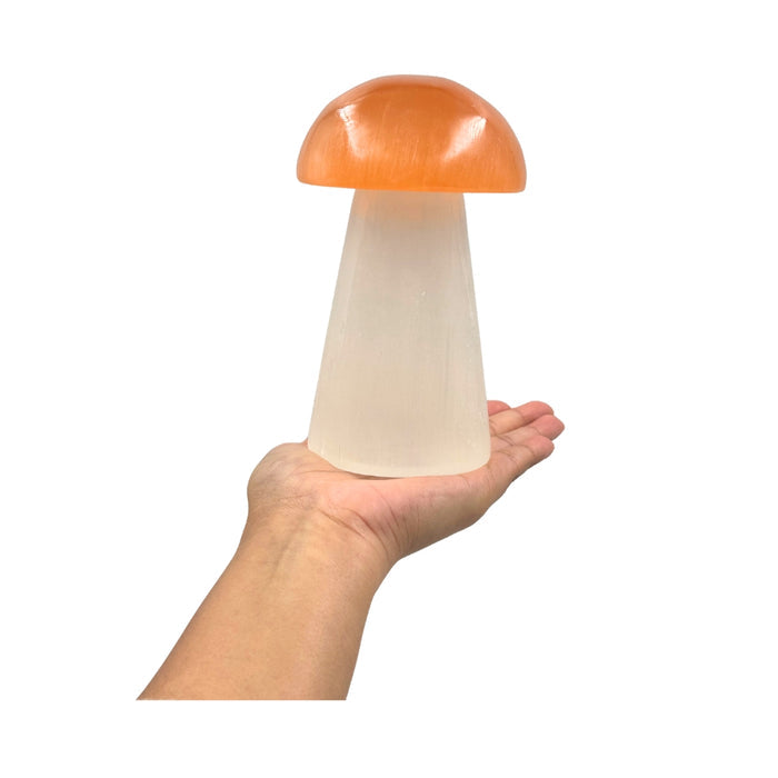 Selenite Lamp - Mushroom