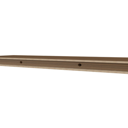 Set of 2 Mahogany Floating Salon Display Shelves