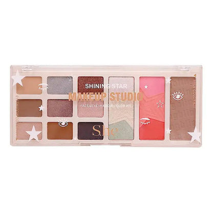 S.he Makeup Shining Star Makeup Studio Face & Eyeshadow Palette