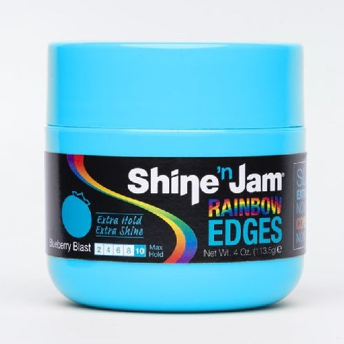 Shine 'n Jam Rainbow Edges Gel 4oz by Ampro