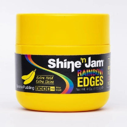 Shine 'n Jam Rainbow Edges Gel 4oz by Ampro