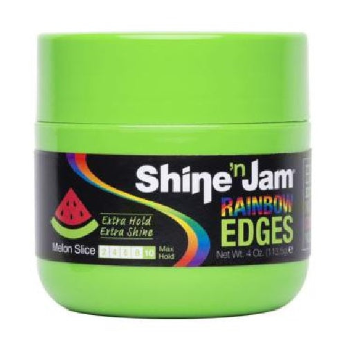 Shine 'n Jam Rainbow Edges Gel 4oz by Ampro