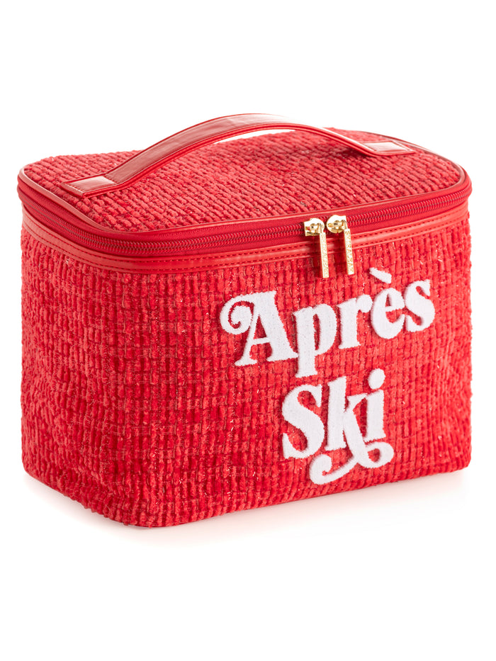 Shiraleah "Apres Ski" Cosmetic Case, Red - FINAL SALE ONLY
