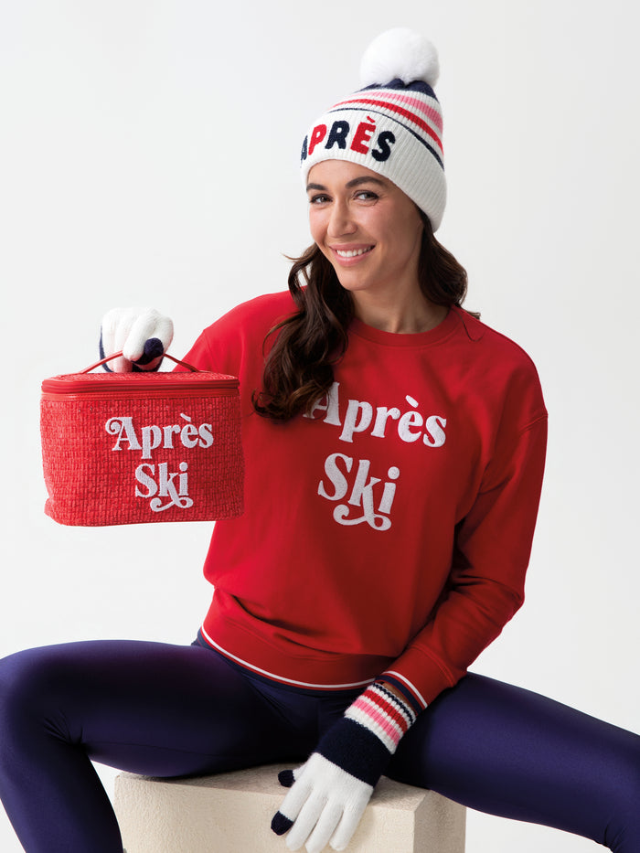 Shiraleah "Apres Ski" Cosmetic Case, Red - FINAL SALE ONLY