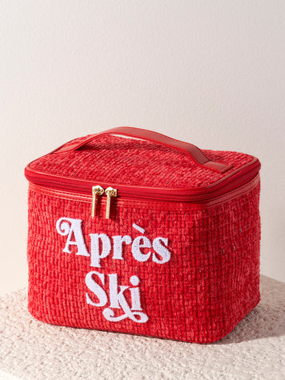 Shiraleah "Apres Ski" Cosmetic Case, Red - FINAL SALE ONLY