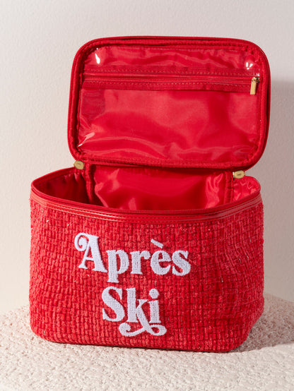 Shiraleah "Apres Ski" Cosmetic Case, Red - FINAL SALE ONLY