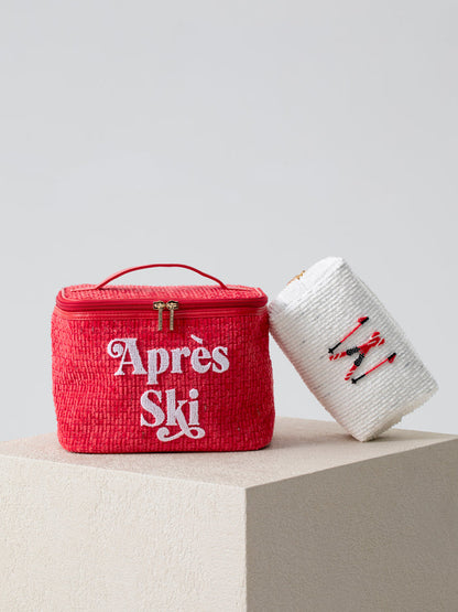 Shiraleah "Apres Ski" Cosmetic Case, Red - FINAL SALE ONLY