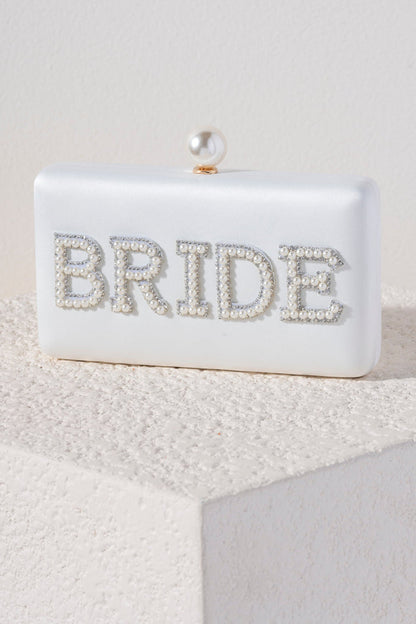 Shiraleah "Bride" Pearl Minaudière, Ivory