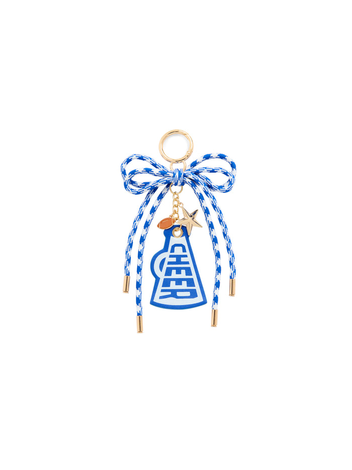 Shiraleah "Cheer" Gameday Bag Charm/Key Ring BLUE / OS