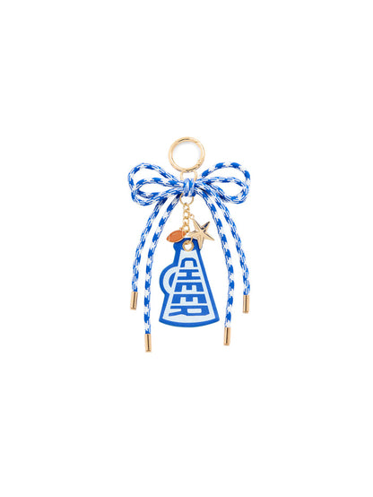 Shiraleah "Cheer" Gameday Bag Charm/Key Ring BLUE / OS