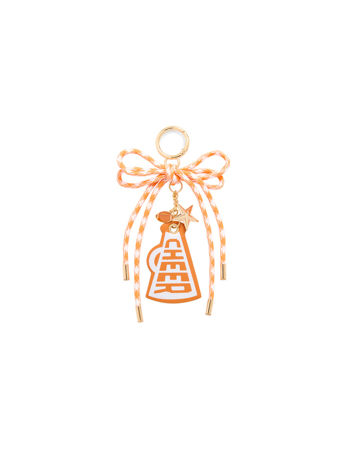 Shiraleah "Cheer" Gameday Bag Charm/Key Ring BURNT ORANGE / OS