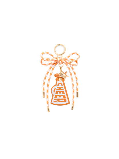 Shiraleah "Cheer" Gameday Bag Charm/Key Ring BURNT ORANGE / OS