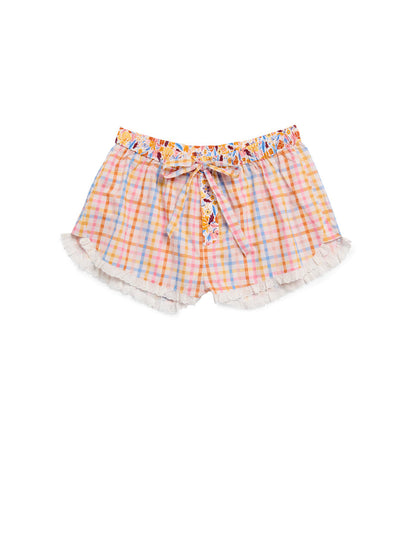 Shiraleah Gingham Boxer Short, Multi
