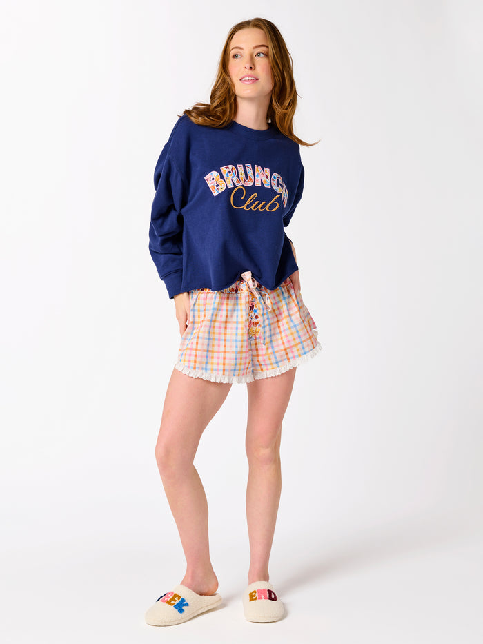 Shiraleah Gingham Boxer Short, Multi