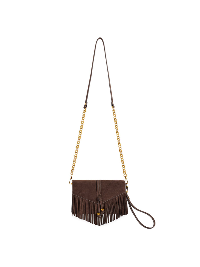 Shiraleah Janis Cross-Body/Wristlet CHOCOLATE / OS