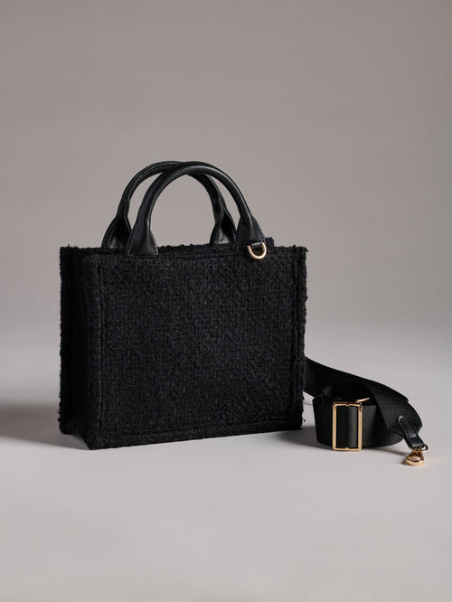 Shiraleah Jerry Mini Tote, Black