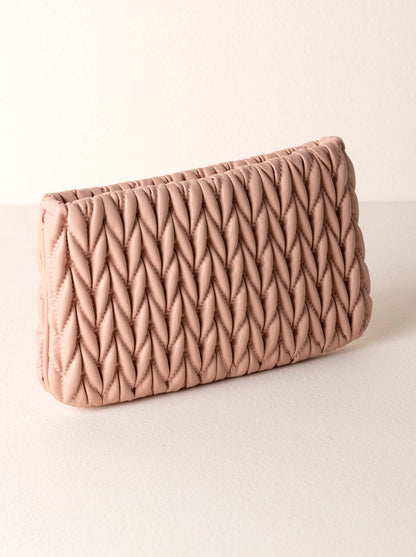 Shiraleah Jody Zip Pouch, Blush - FINAL SALE ONLY