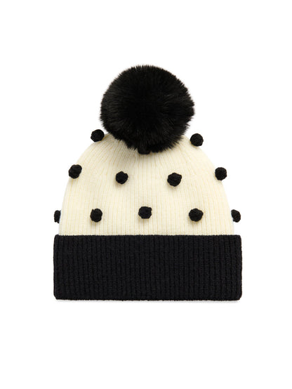Shiraleah Jolly Pom Pom Beanie BLACK / OS