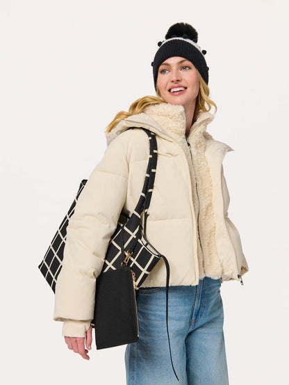 Shiraleah Jolly Pom Pom Beanie BLACK / OS