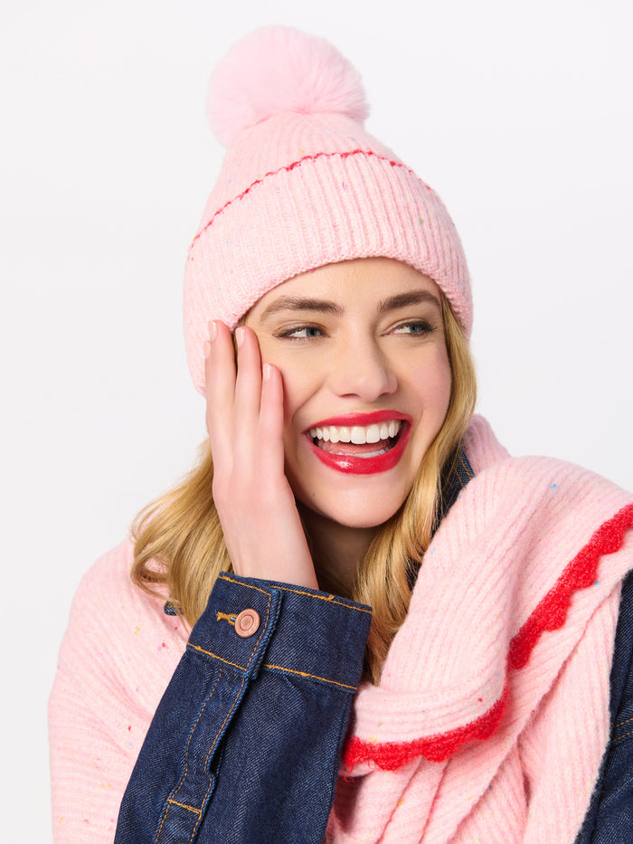 Shiraleah Kendra Beanie BLUSH / OS
