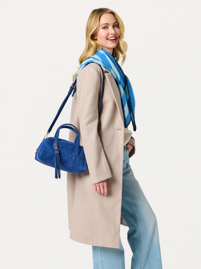 Shiraleah Kylie Mini Bowler Bag BLUE / OS