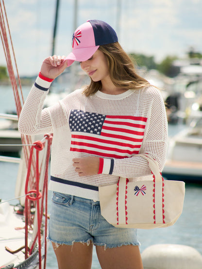 Shiraleah Liberty Bow Mini Tote, Red