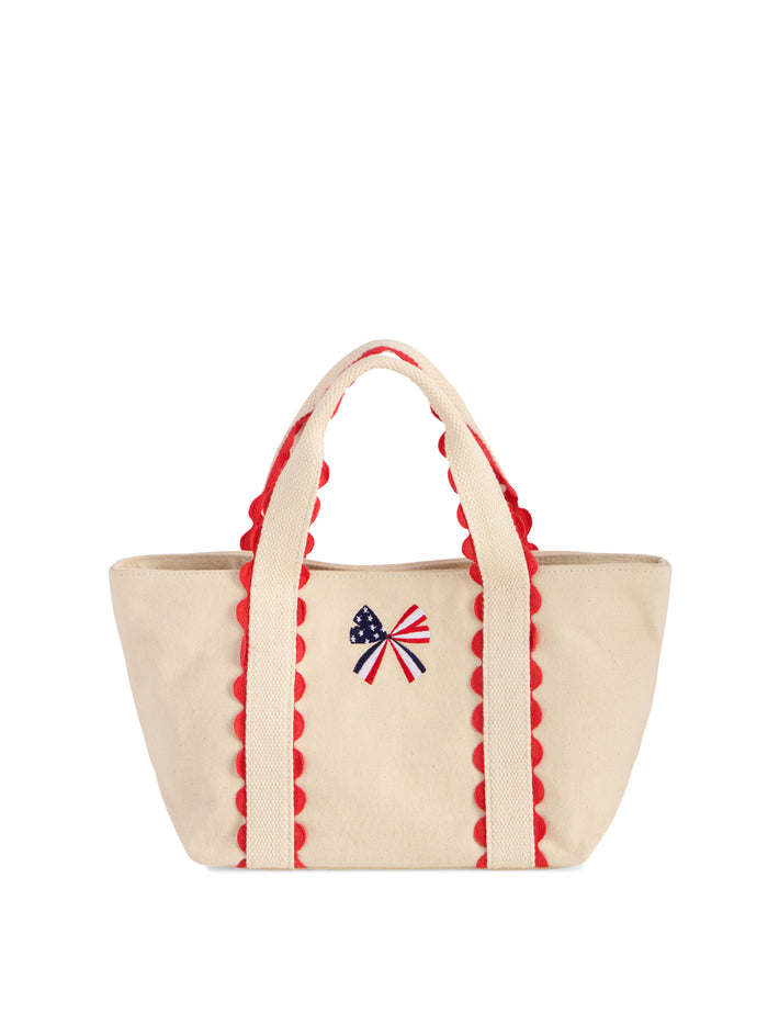 Shiraleah Liberty Bow Mini Tote, Red