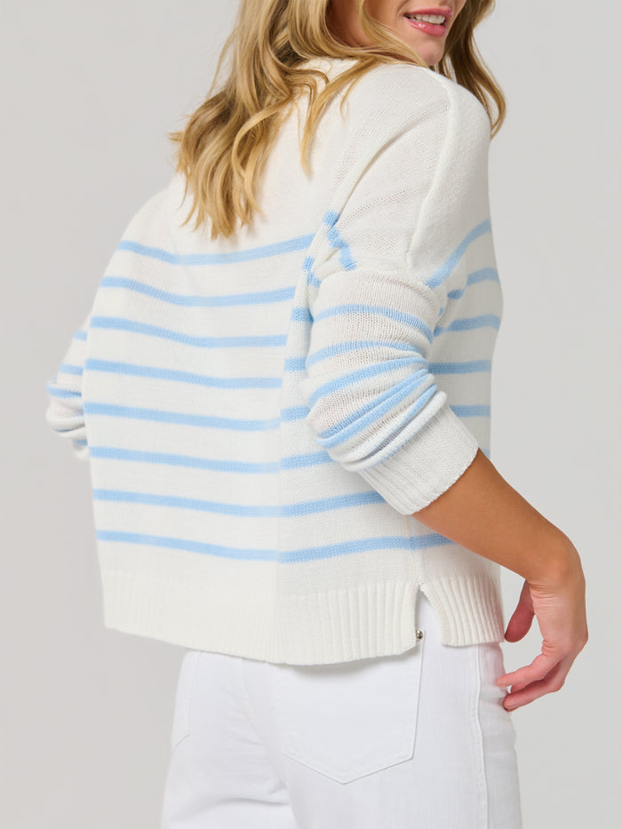 Shiraleah Lobster Relaxed Fashion Fit Sweater, White SMALL