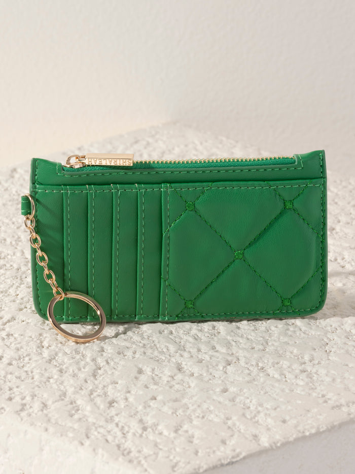Shiraleah Mademoiselle Card Case GREEN
