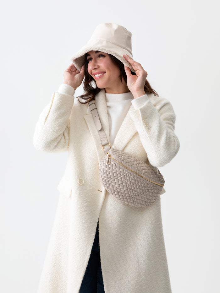 Shiraleah Marta Bucket Hat, Ivory - FINAL SALE ONLY