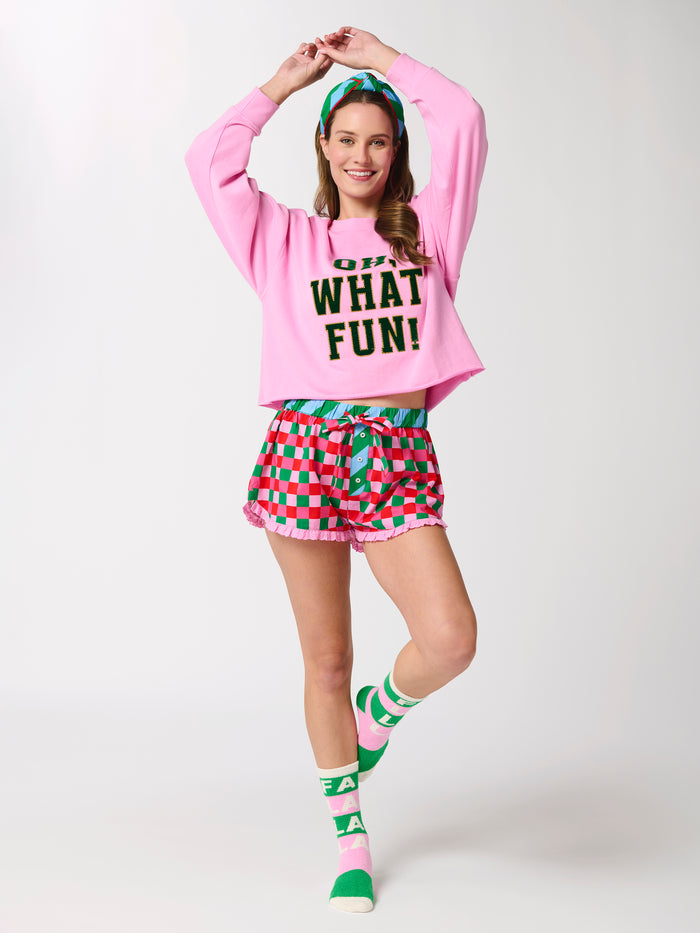 Shiraleah Checkered Boxer Short, Multi
