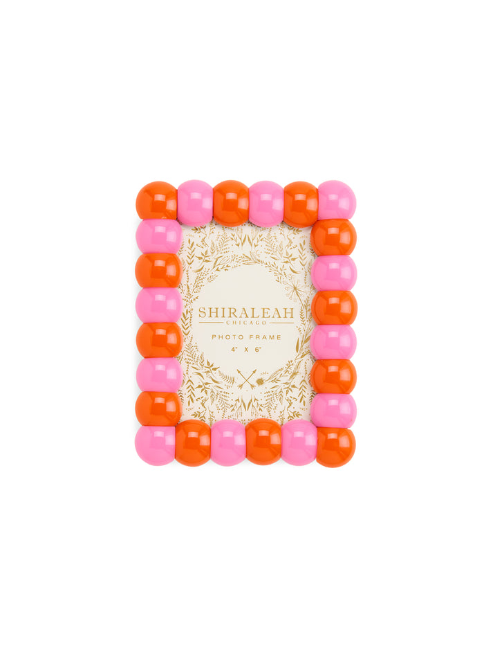 Shiraleah Poppy 4" X 6" Bubble Picture Frame ORANGE / OS