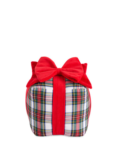 Shiraleah Scottie Medium Gift Box Pillow IVORY / OS