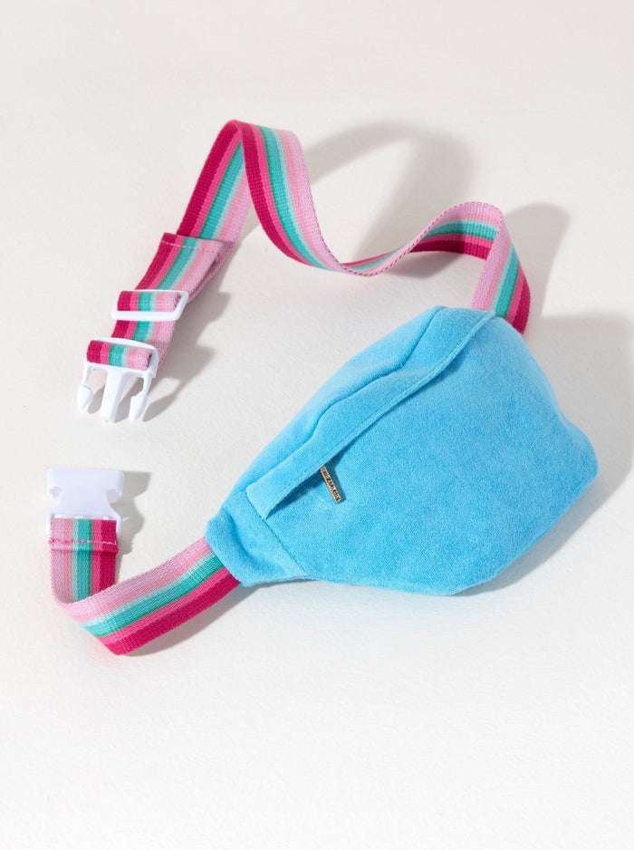 Shiraleah Sol Terry Sling Belt Bag, Turquoise - FINAL SALE ONLY