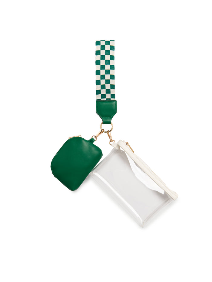 Shiraleah Taylor Mini Wristlet Green